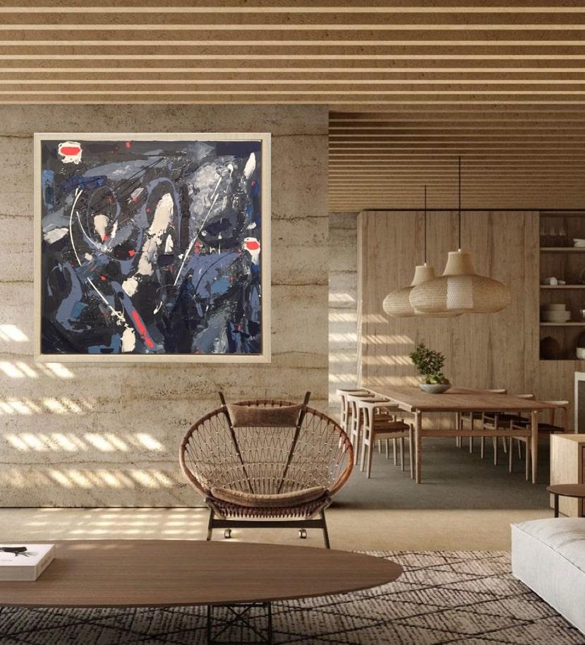 Arte contemporanea francese di Aude de Voc - Orageux in vendita 5