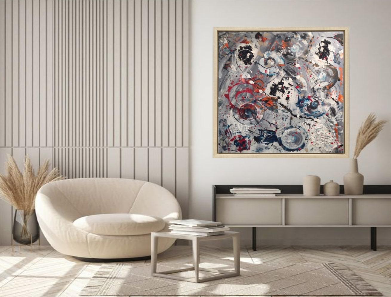 French Contemporary Art by Aude de Voc - Tourbillons Colors For Sale 4