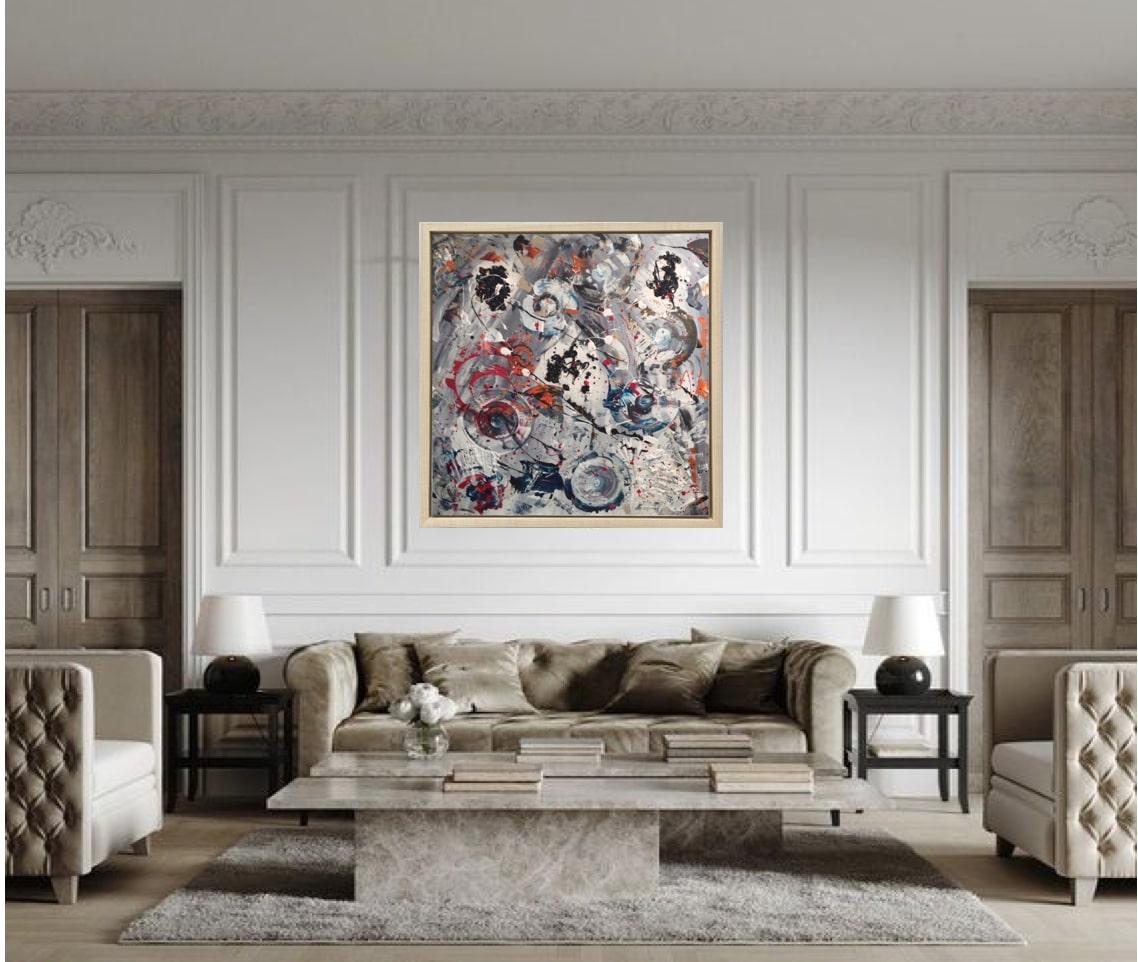 French Contemporary Art by Aude de Voc - Tourbillons Colors For Sale 5