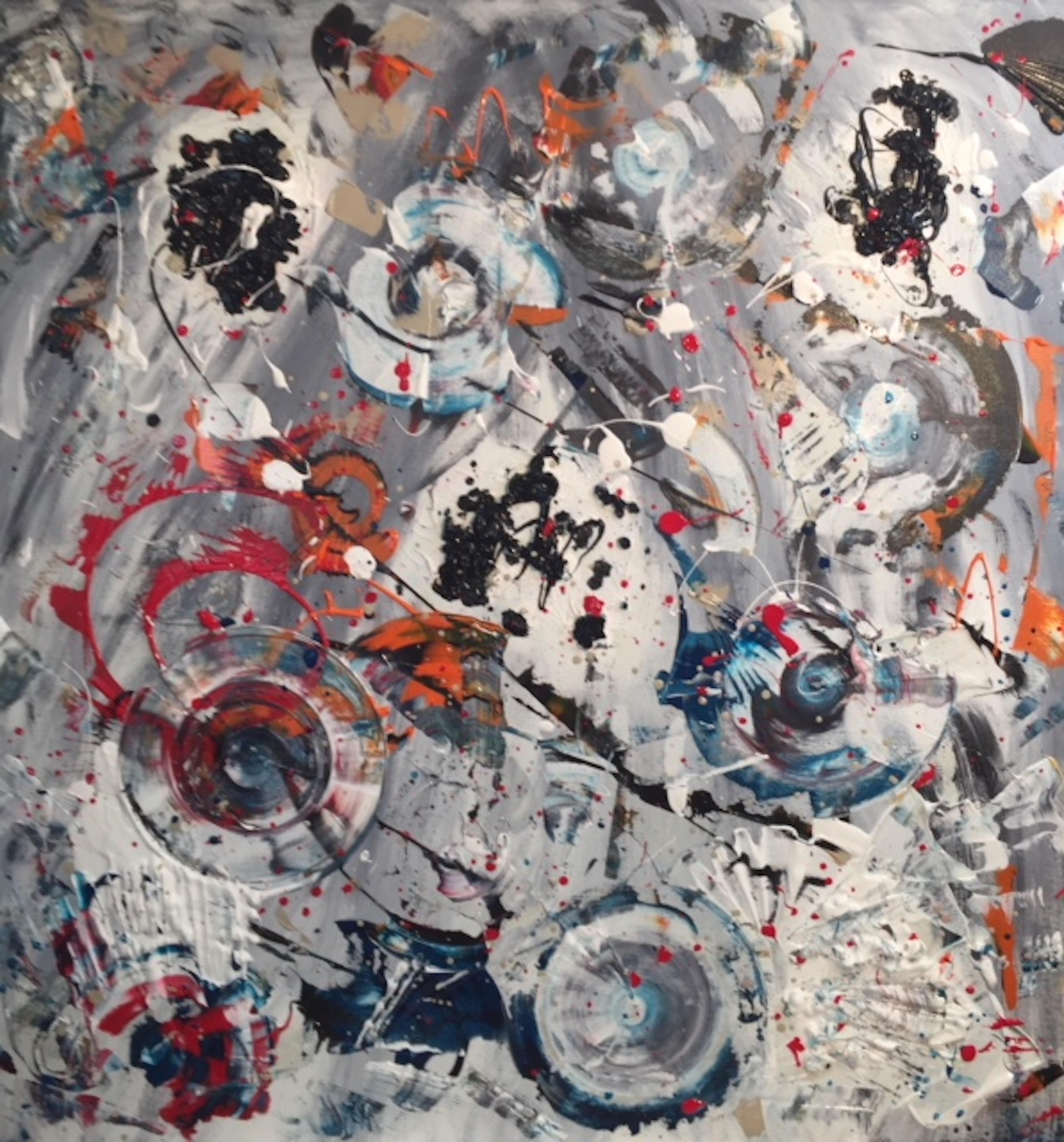 French Contemporary Art by Aude de Voc - Tourbillons Colors For Sale 6