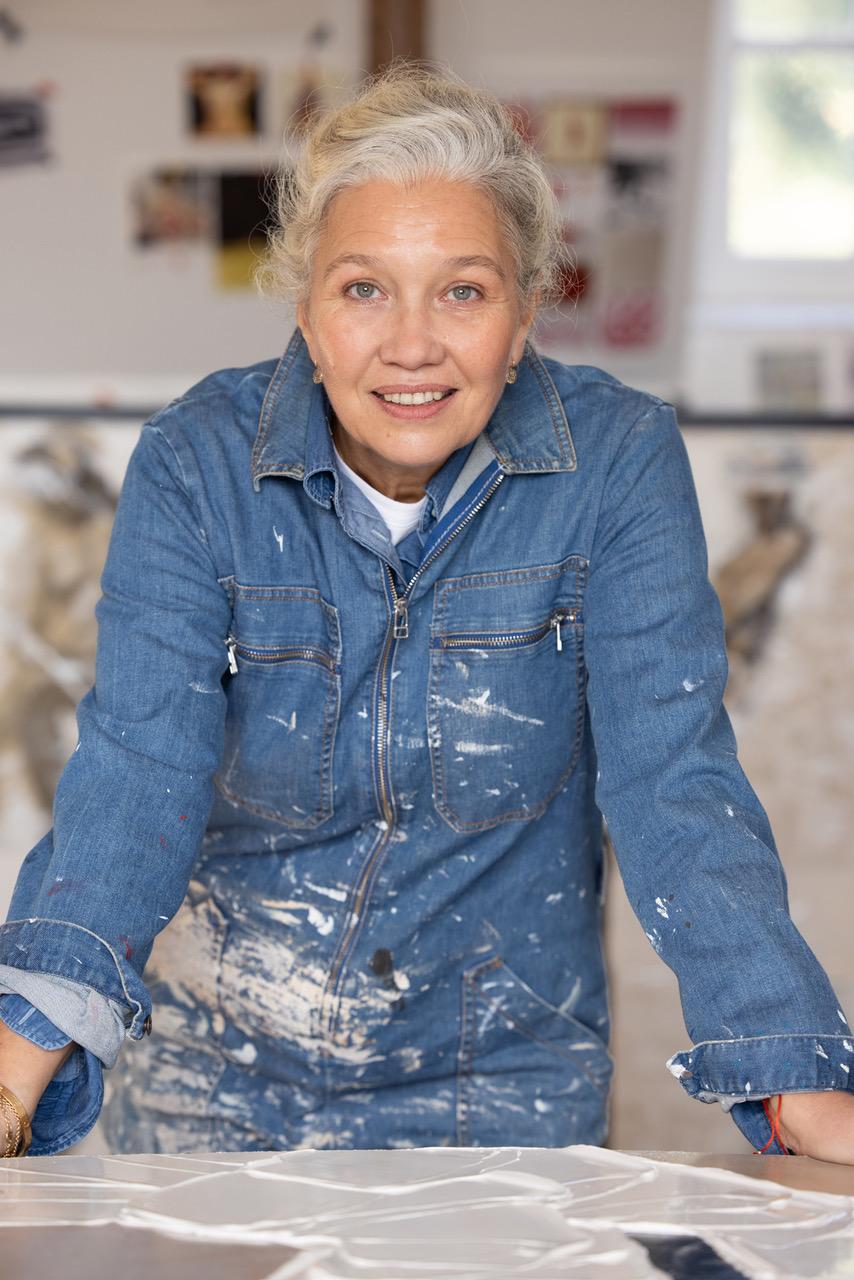 En France II - Painting by Aude Hereldan 