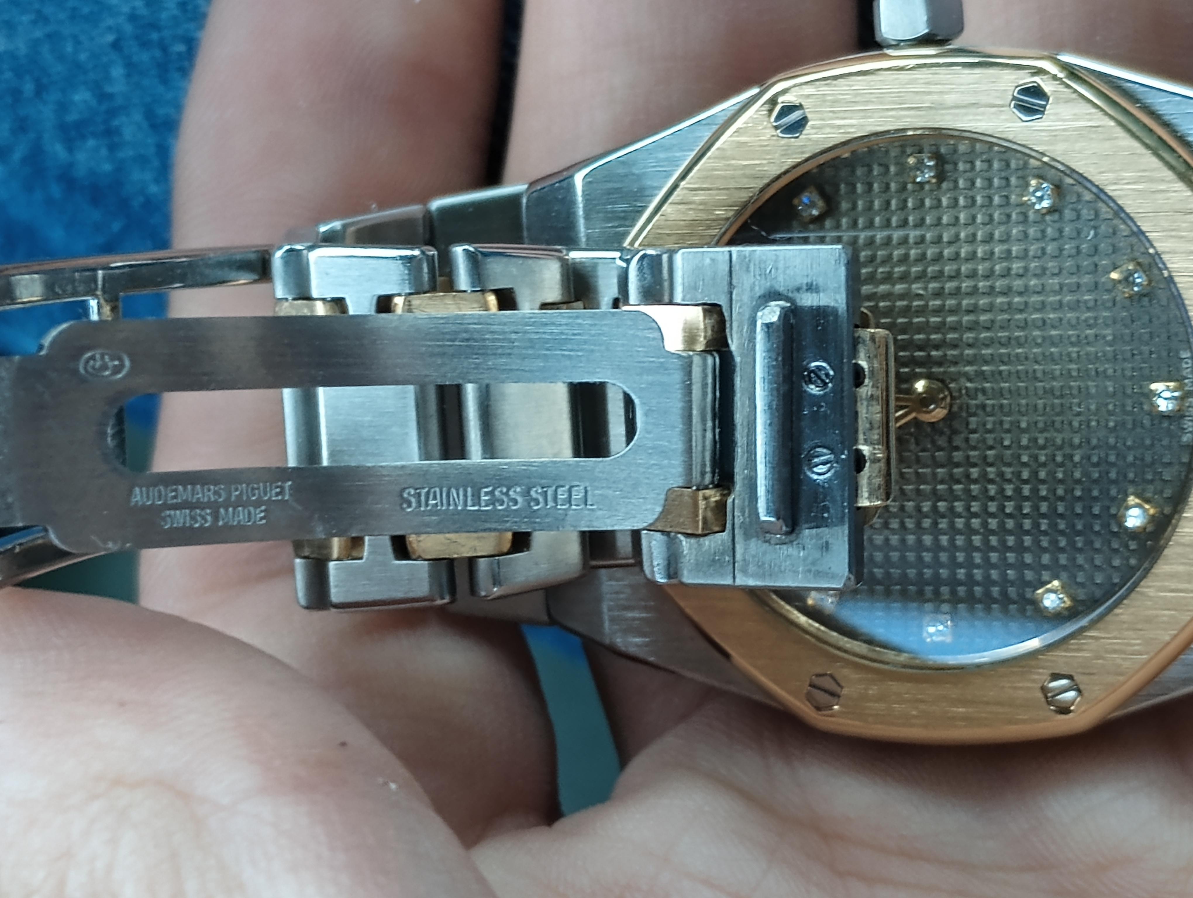 Audemar Piguet Royal Oak 33mm Fabrik Diamant-Zifferblatt (Rundschliff) im Angebot