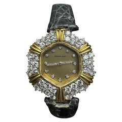 Audemars lds hex shape alt pave fluted sects diamond dial&hnds Audemars lds hex shape alt pave fluted sects diamond dial&hnds