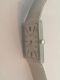 Audemars Piguet 18 Karat White Gold Diamond Markers, circa 1970s