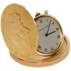 Audemars Piguet 18 Karat Yellow Gold Coin Watch 1904 Twenty Dollars 20$