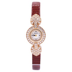 Audemars Piguet  Montre Factory Diamonds 18 mm pour dames en or rose 18 carats