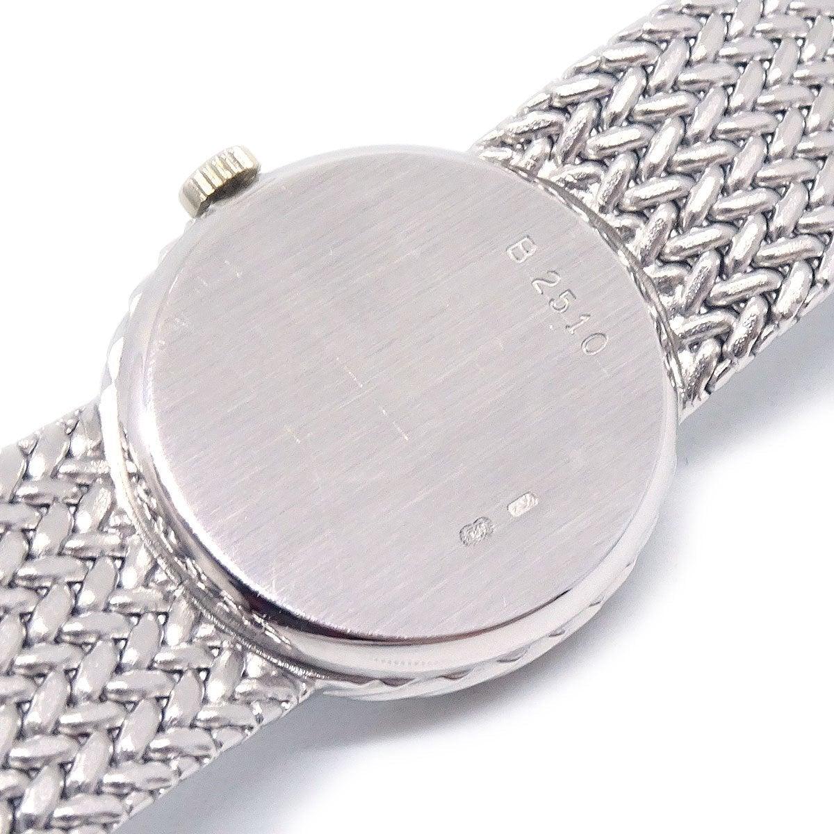AUDEMARS PIGUET 18K White Gold Diamond Braided Self Winding Women's Wrist Watch 2