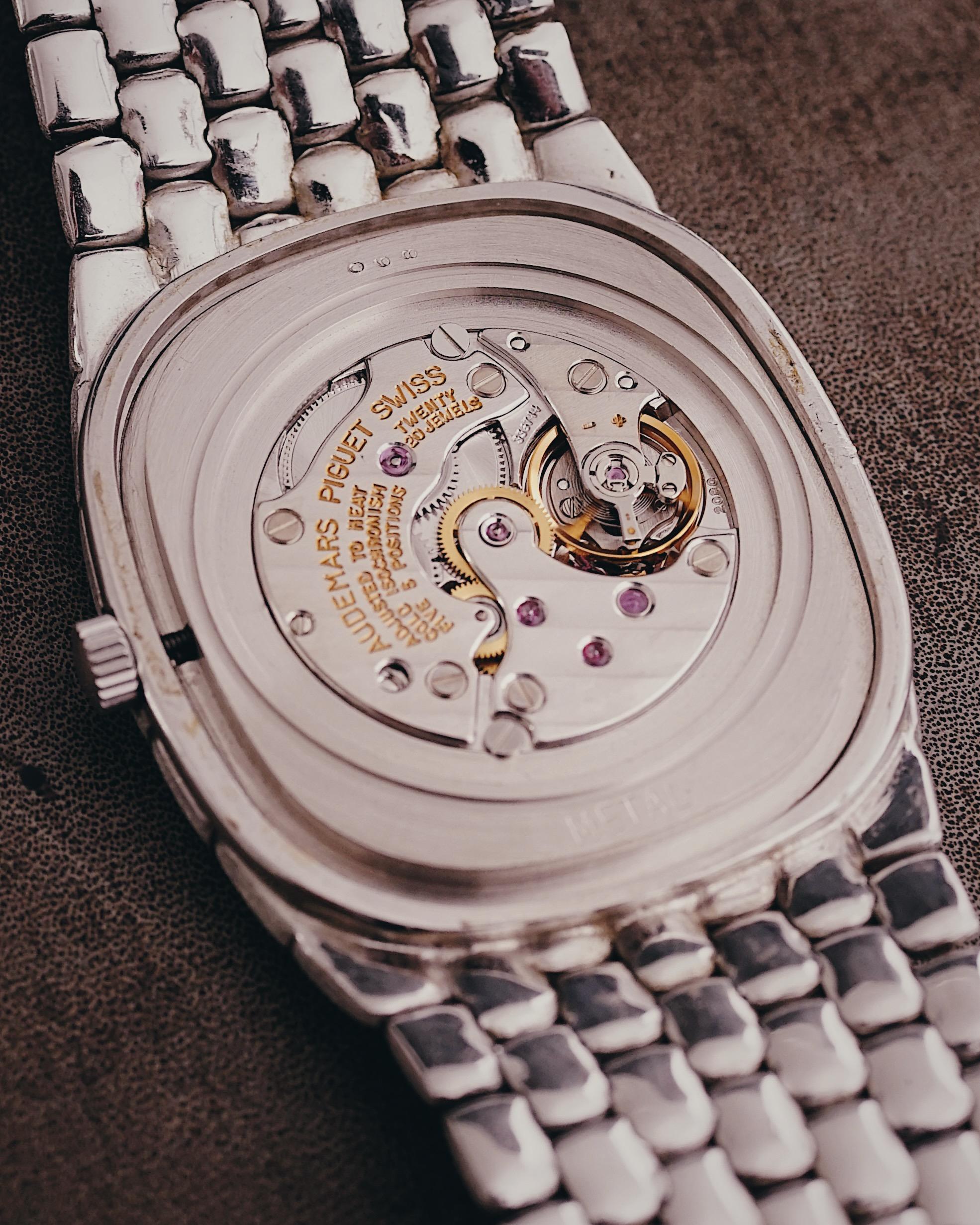 Modern Audemars Piguet, 18k White Gold, Diamond Index & Hands 'Cobra'  Watch, C.1970