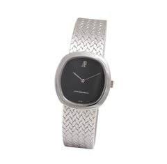 Audemars Piguet Dress-Uhr aus 18 Karat Weißgold mit Handaufzug und integriertem Armband
