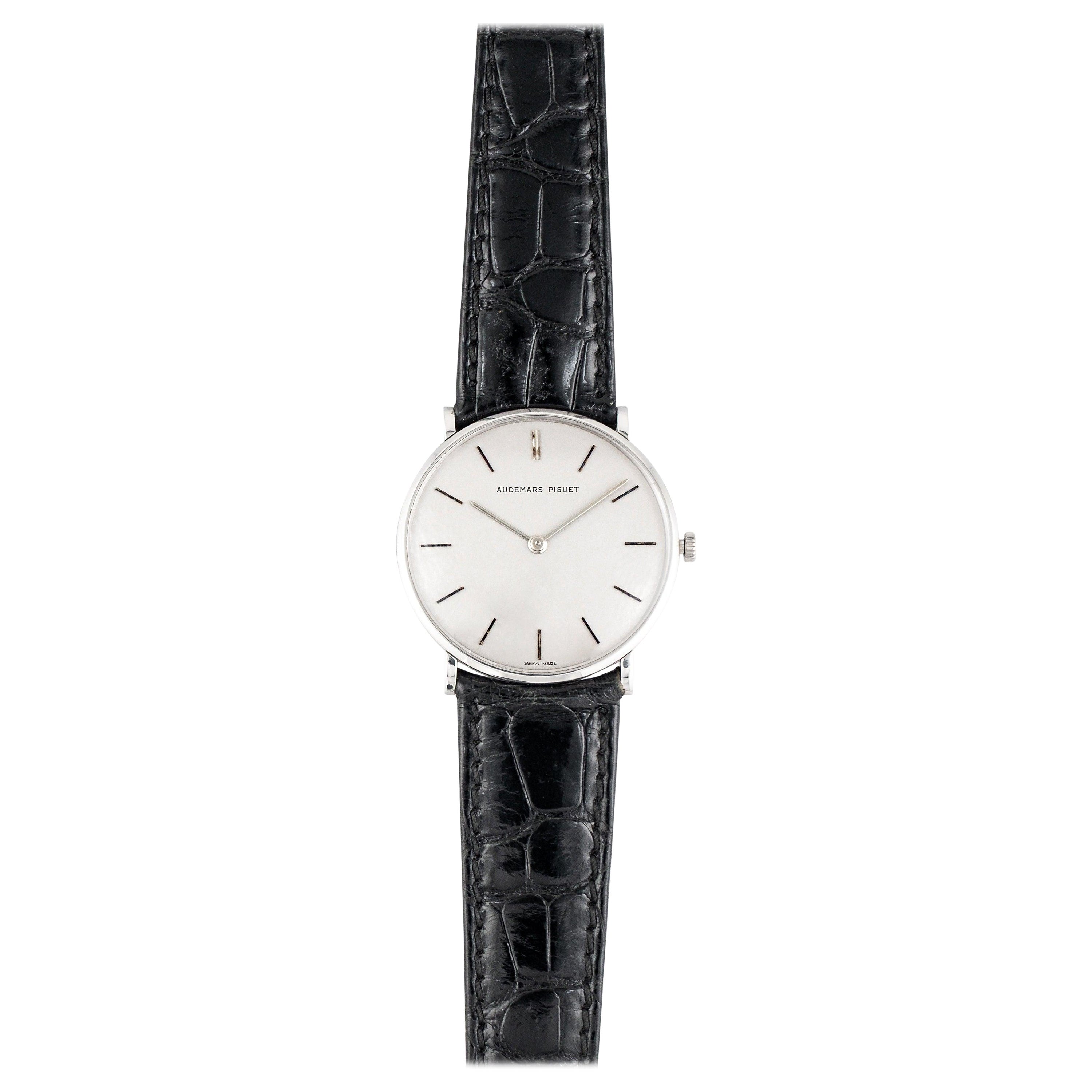 Orologio Audemars Piguet in oro bianco 18 carati, anni '70