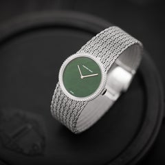 Audemars Piguet 18K White Gold with Rare 26mm Bloodstone Dial Manual Wind