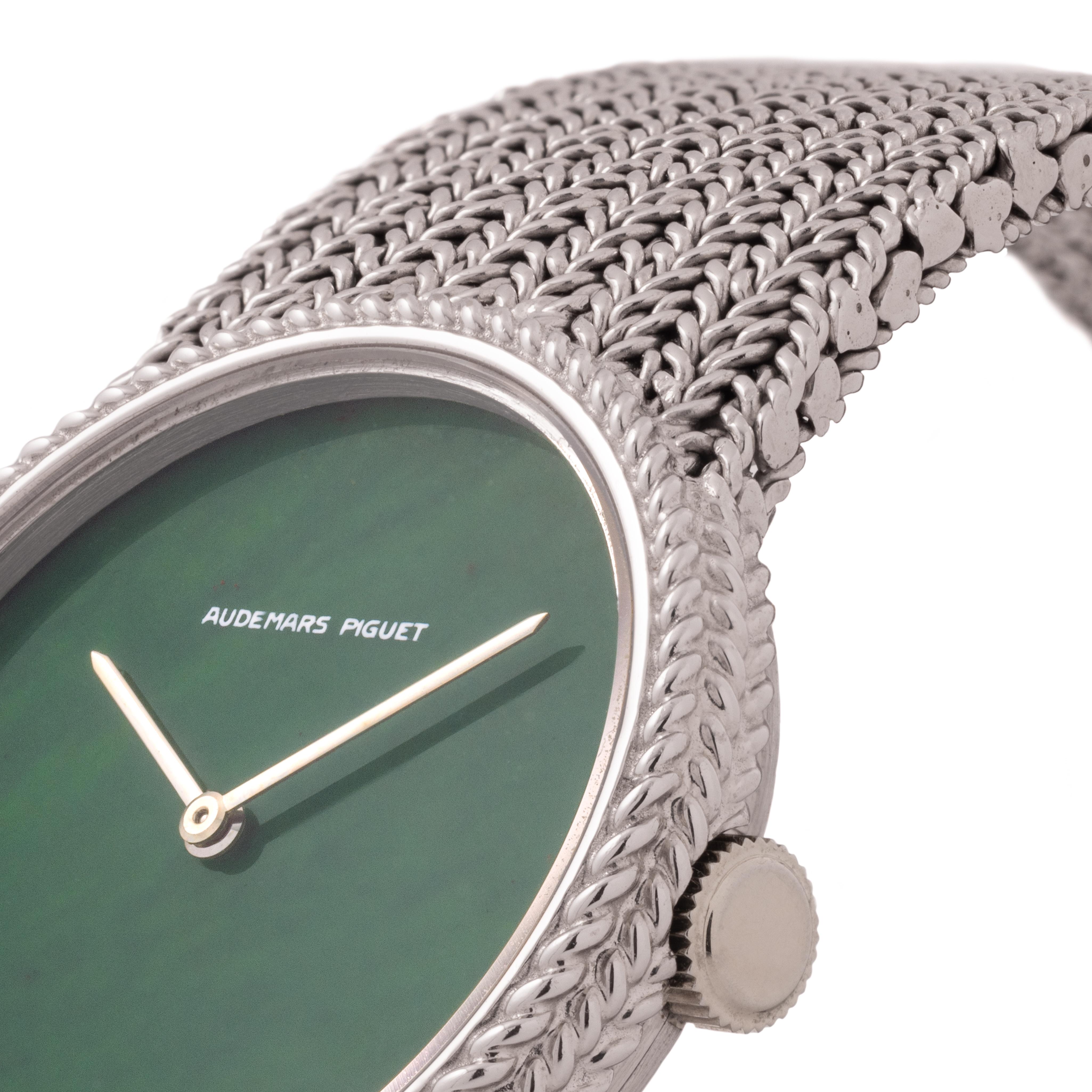 Audemars Piguet 18K White Gold with Rare 26mm Bloodstone Dial Manual Wind 1