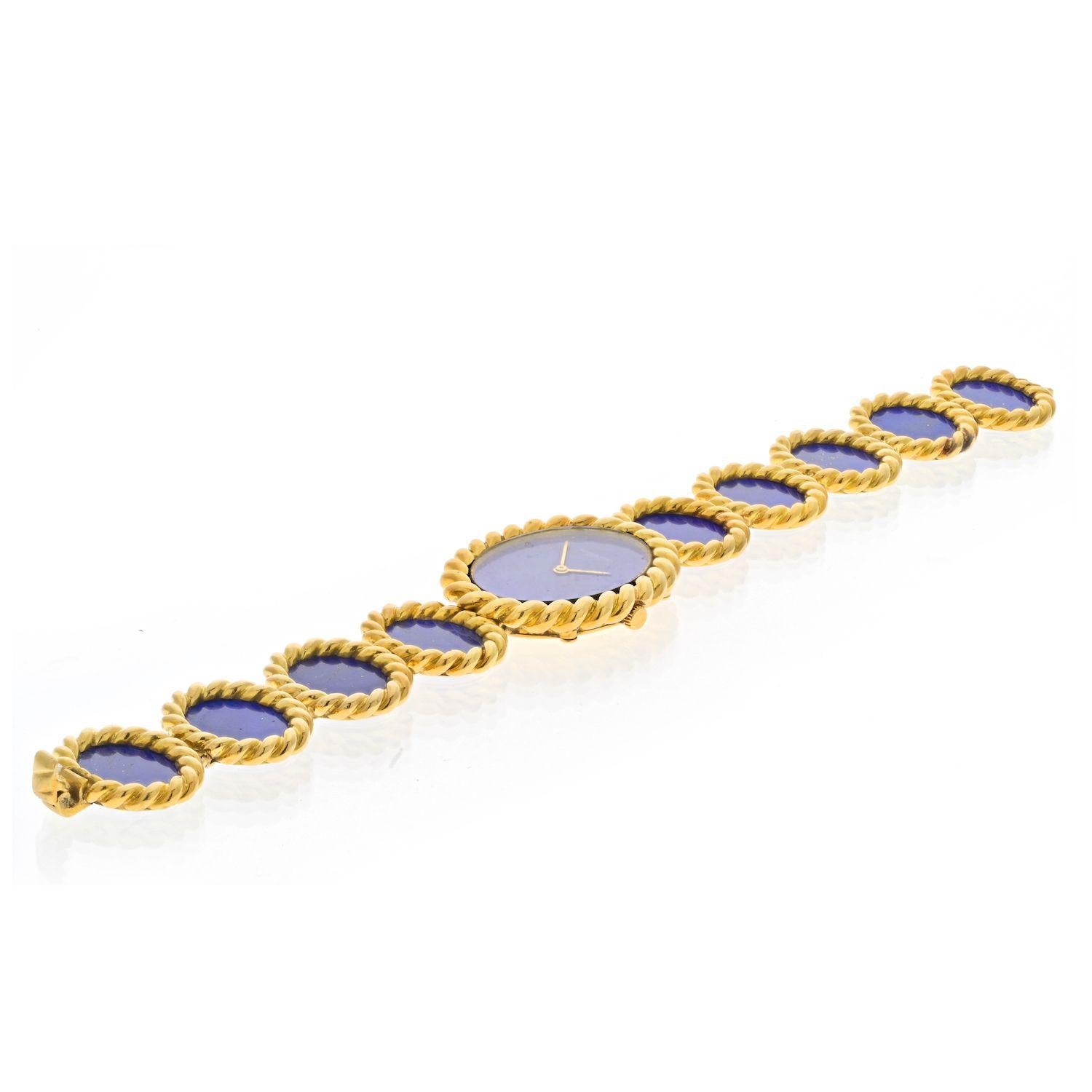 gold oval watch