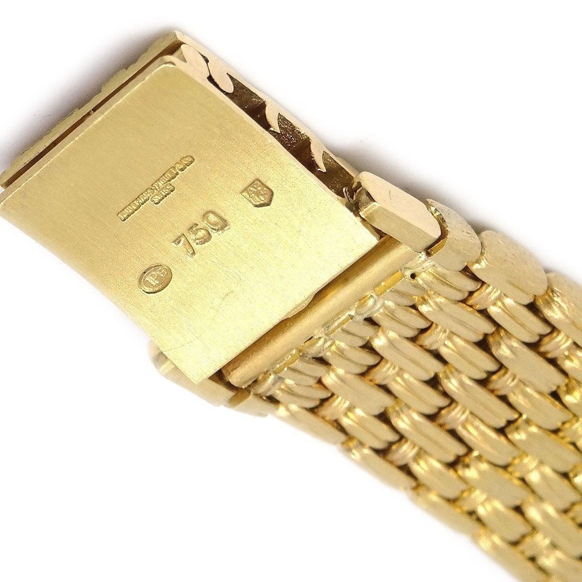 AUDEMARS PIGUET 18K Yellow Gold Diamond Link Self Winding Women's Wrist Watch 1