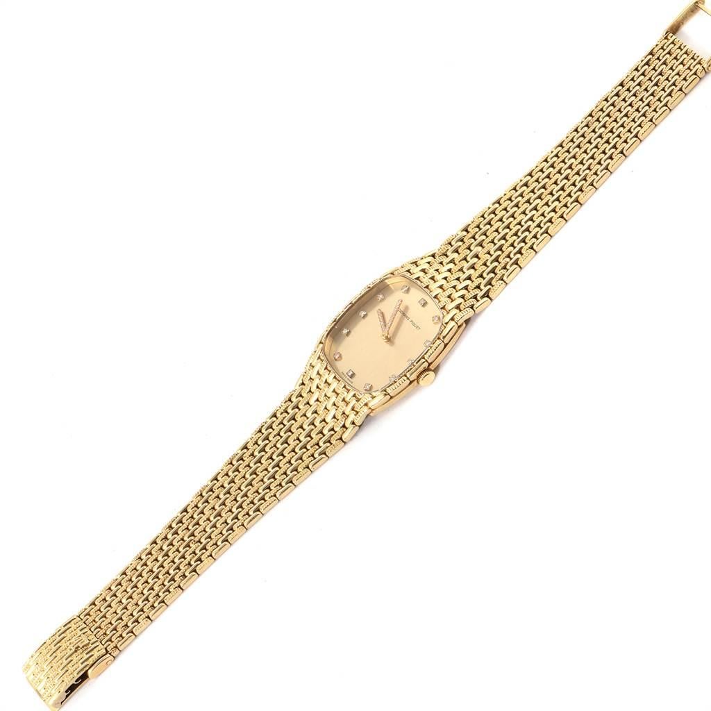 Audemars Piguet 18 Karat Yellow Gold Diamond Unisex Watch 40154 9