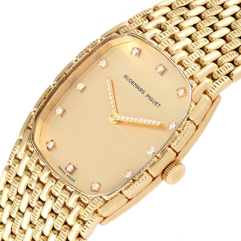 Audemars Piguet 18 Karat Yellow Gold Diamond Unisex Watch 40154 3