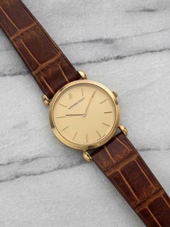 Audemars Piguet 18K Yellow Gold Fancy Lug Manual Wind Dress Watch 32mm