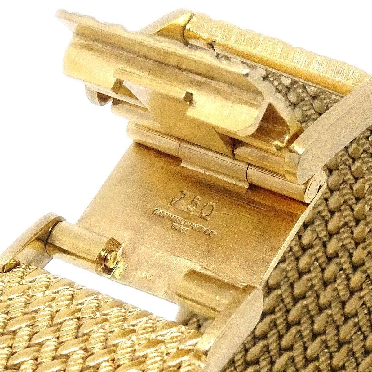 AUDEMARS PIGUET 18K Yellow Gold Woven Evening Self Winding Women's Wrist Watch 1