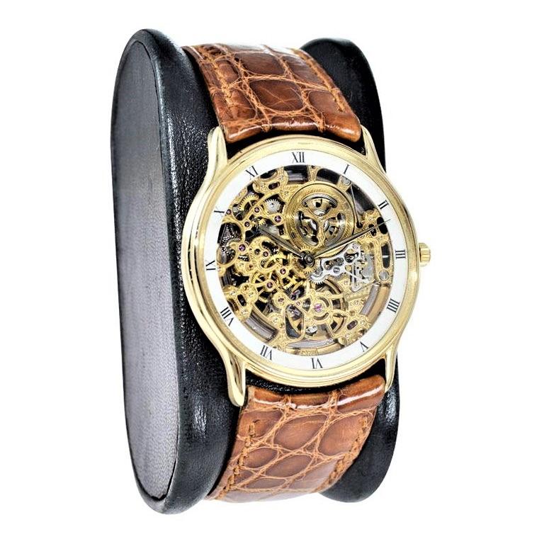 ap skeleton 18k gold