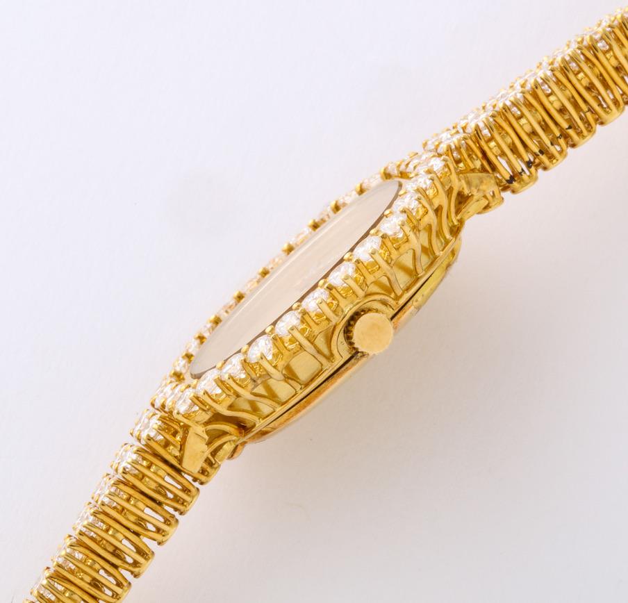 Audemars Piguet 1970s Gold Diamond Dress Watch 4