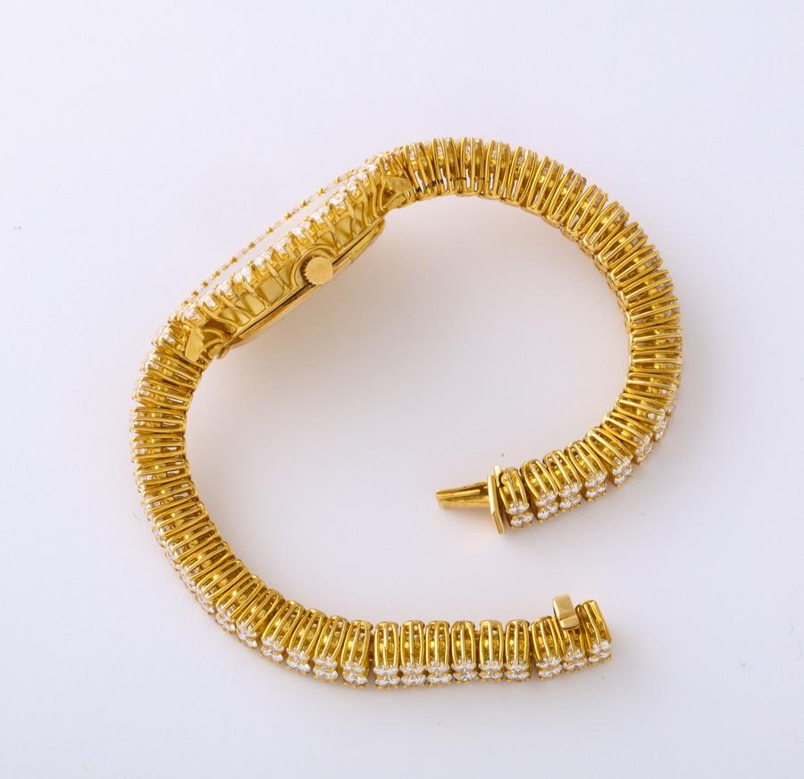 Audemars Piguet 1970s Gold Diamond Dress Watch 5