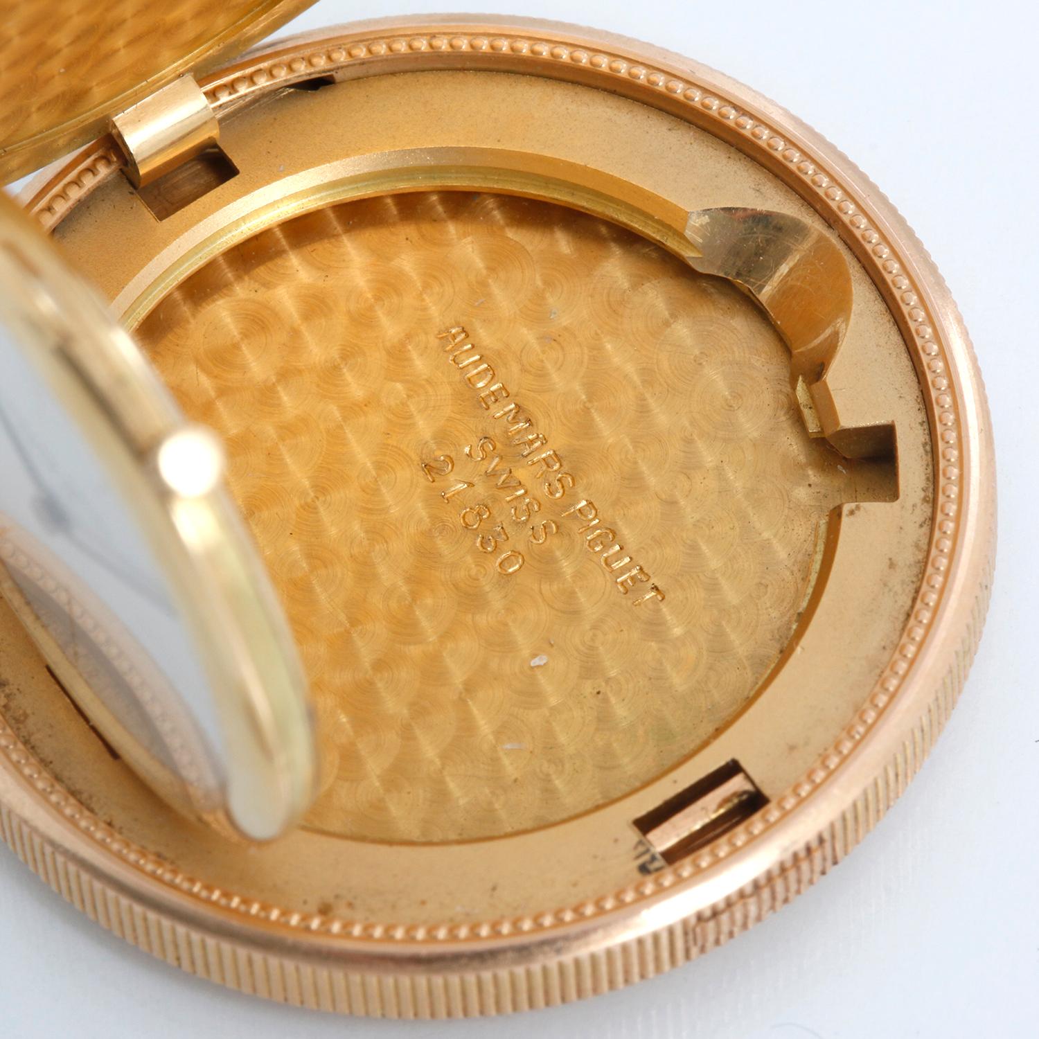 Men's Audemars Piguet $20 Yellow Gold Coin Pocket Watch