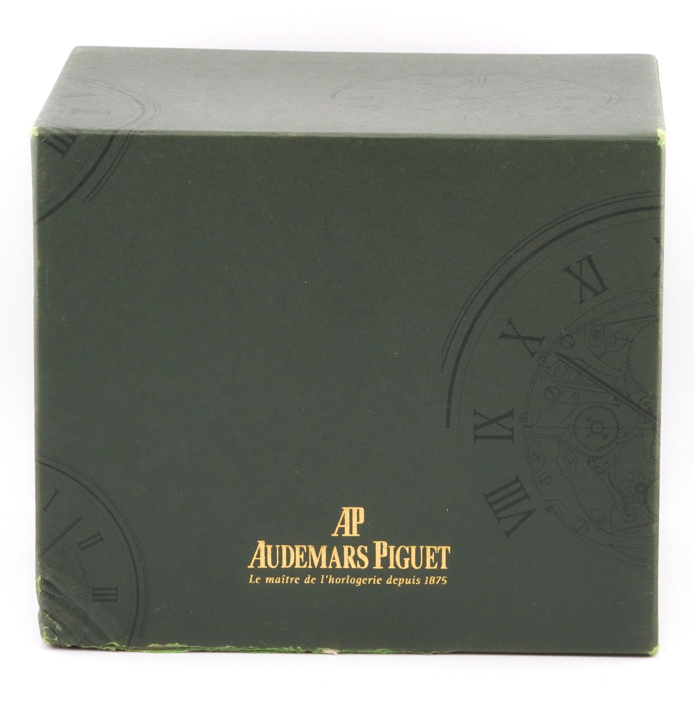 Audemars Piguet 2001 Promesse 67364BA 18ct Gold Quarzuhr w / Box und Papiere im Angebot 6