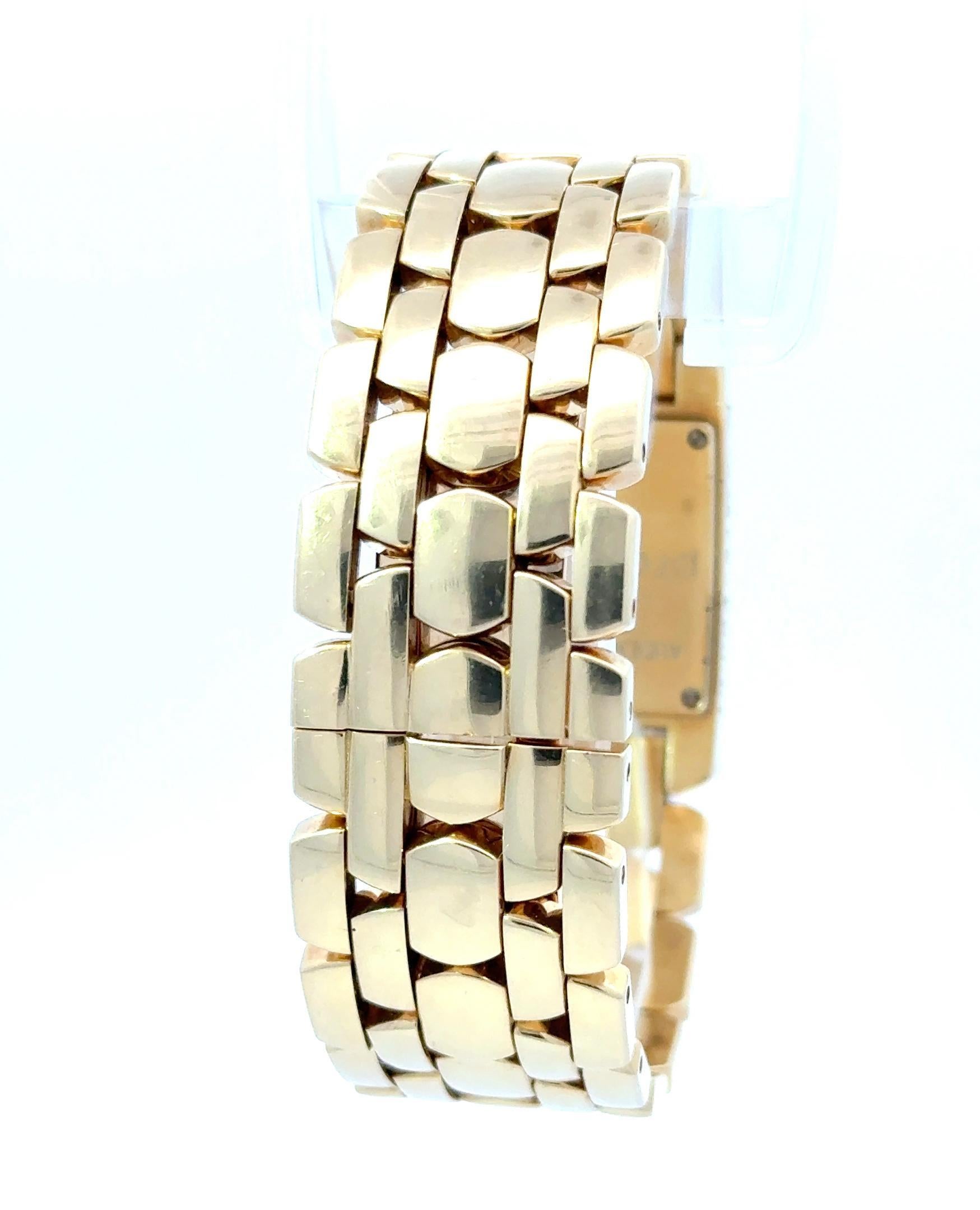 Audemars Piguet 2001 Promesse 67364BA 18ct Gold Quarzuhr w / Box und Papiere Damen im Angebot