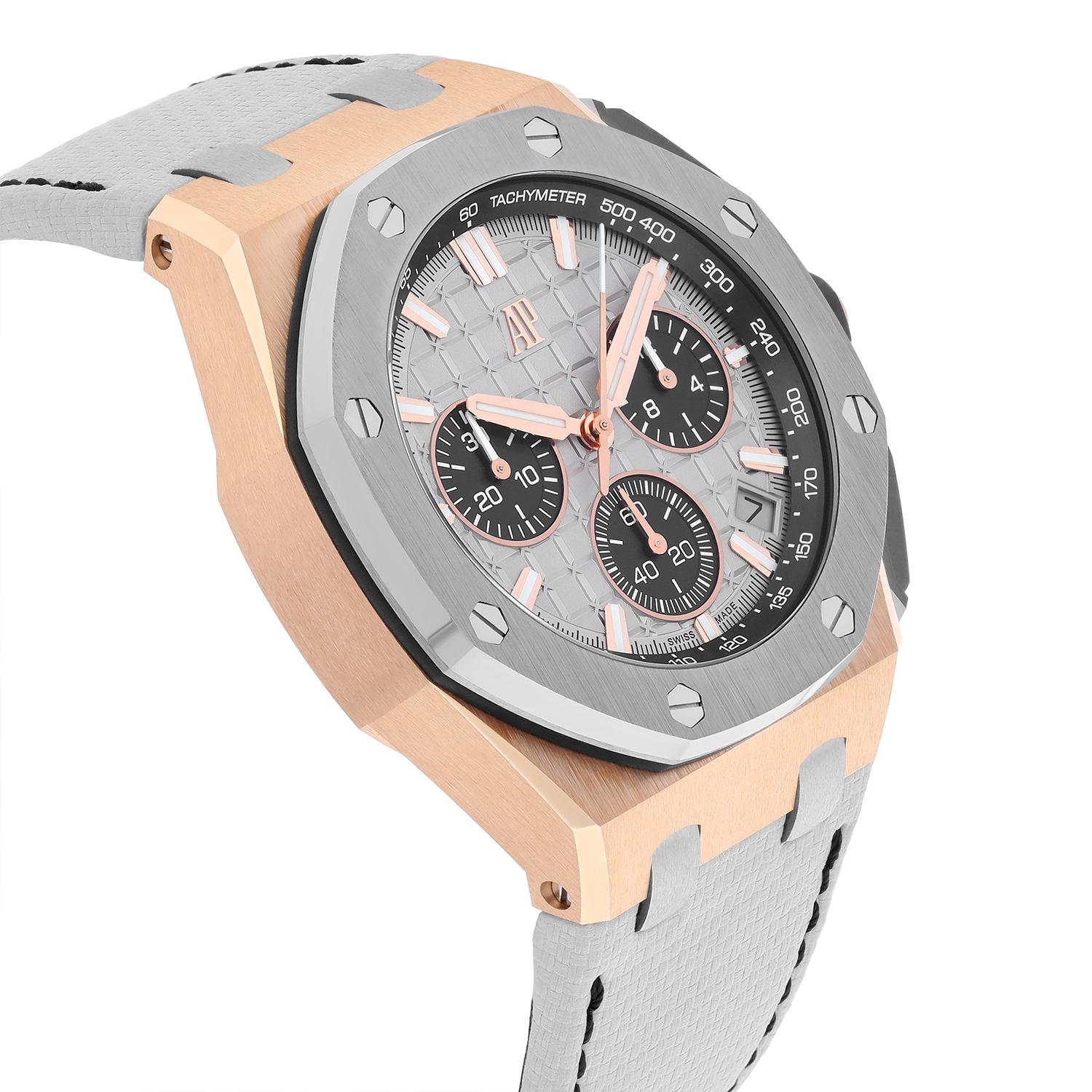 Audemars Piguet 26420OI.OO.A015VE.01 Royal Oak 43mm 18K Roségold Titanuhr im Zustand „Neu“ in New York, NY