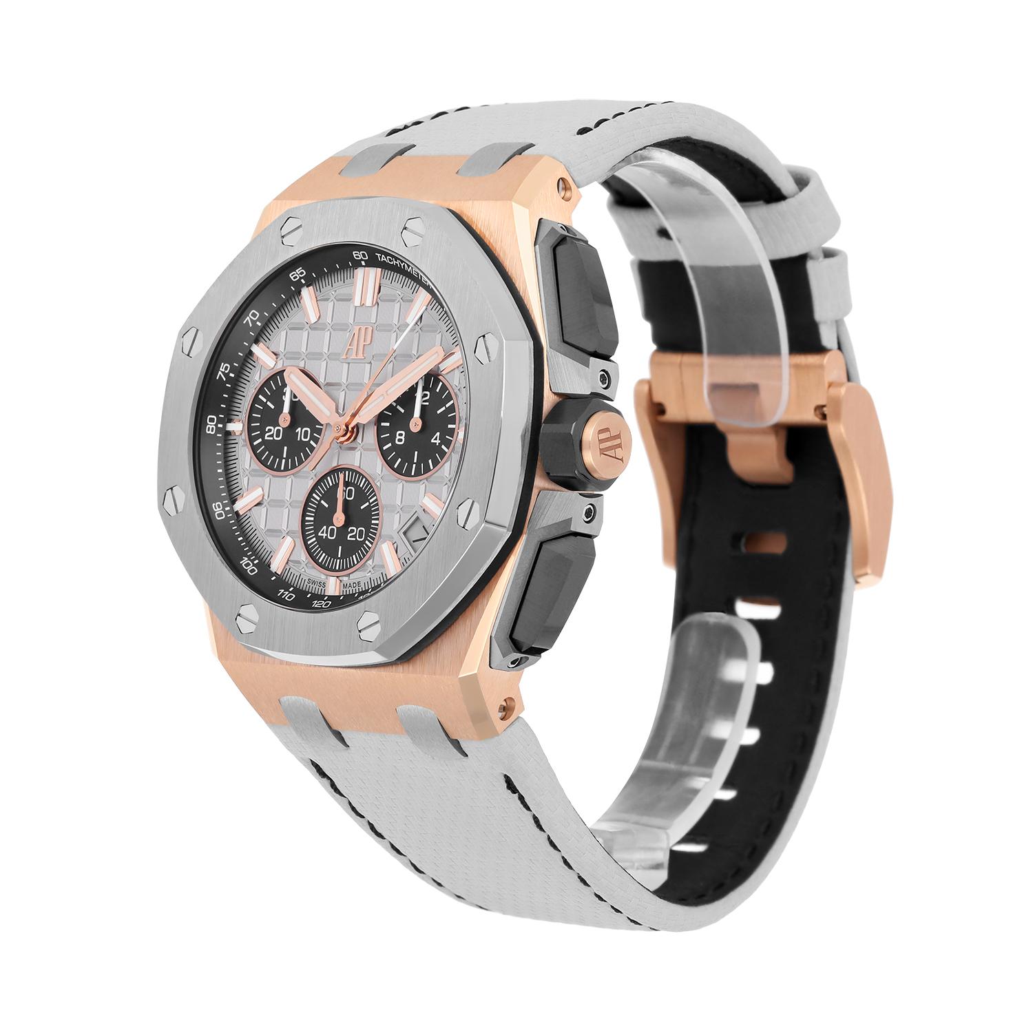 Audemars Piguet 26420OI.OO.A015VE.01 Royal Oak 43mm 18K Roségold Titanuhr Herren