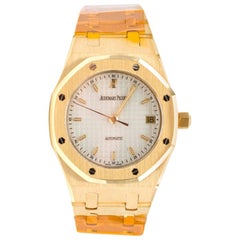 Audemars Piguet 37mm Octagonal Royal Oak 18K Yellow Gold Watch
