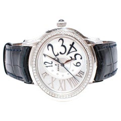 Audemars Piguet Diamond Set White Gold Millenary Watch & Croc Leather Strap