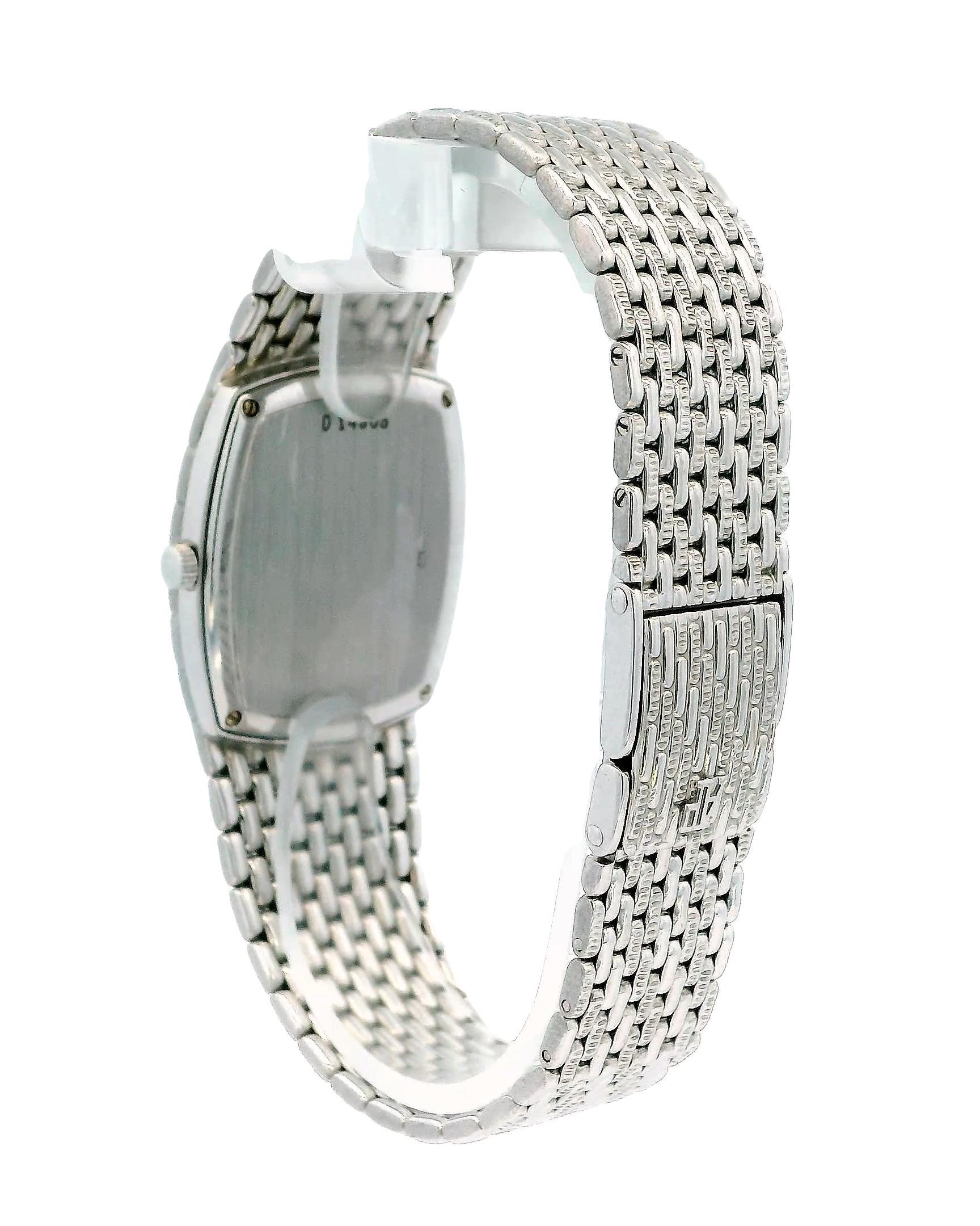Women's or Men's Audemars Piguet 4126 Diamond Black Dial 18K White Gold. For Sale