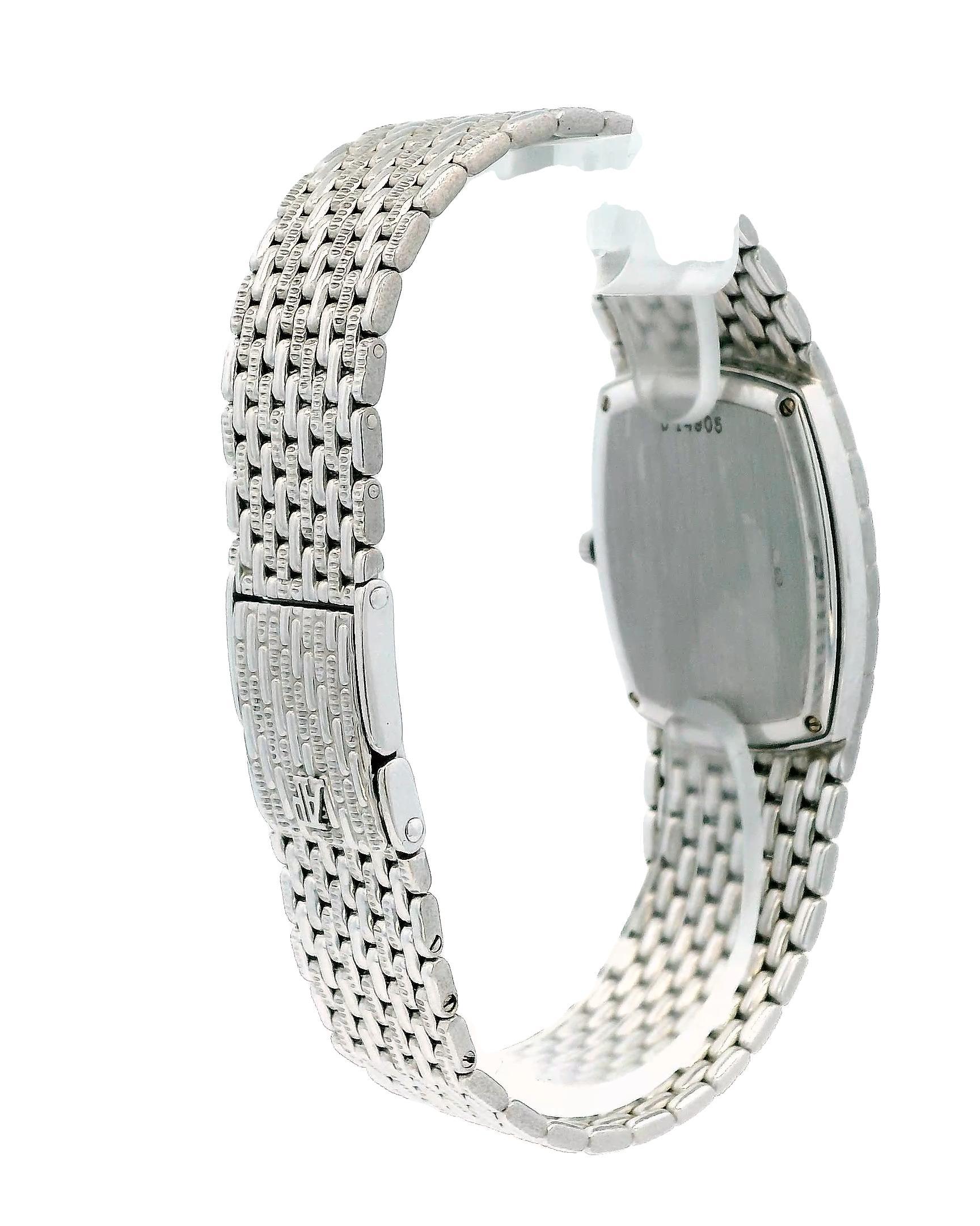 Audemars Piguet 4126 Diamond Black Dial 18K White Gold. For Sale 1