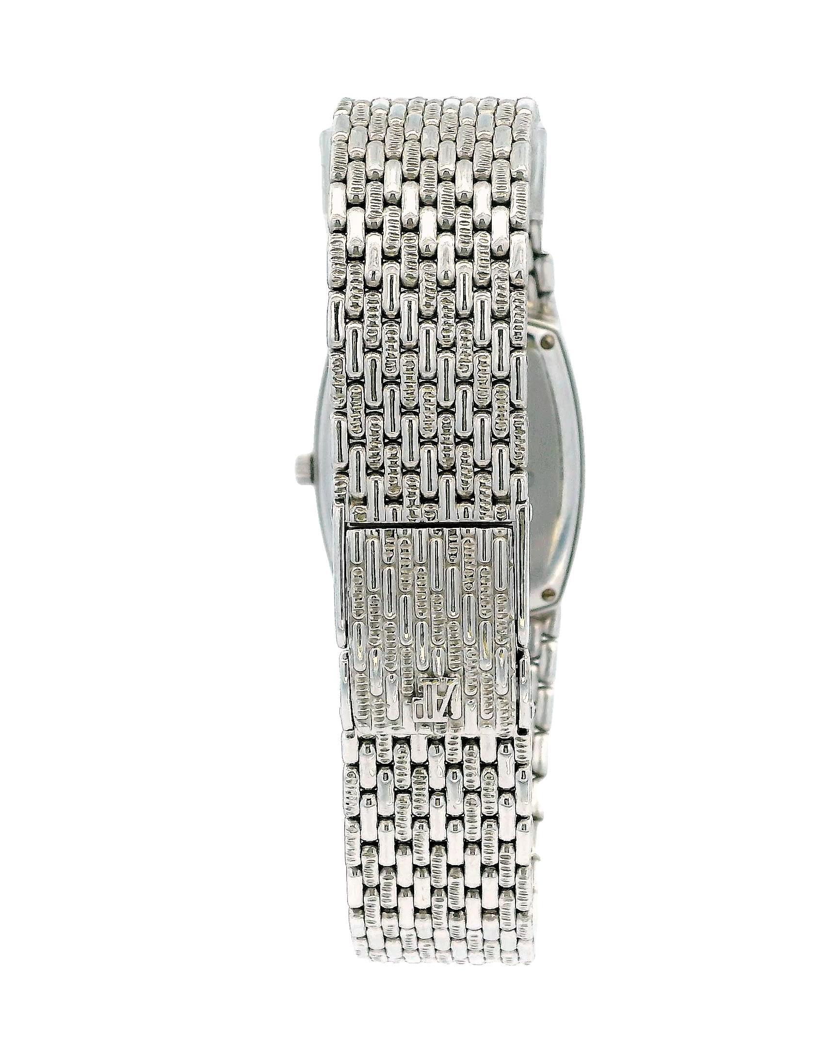 Audemars Piguet 4126 Diamond Black Dial 18K White Gold. For Sale 2