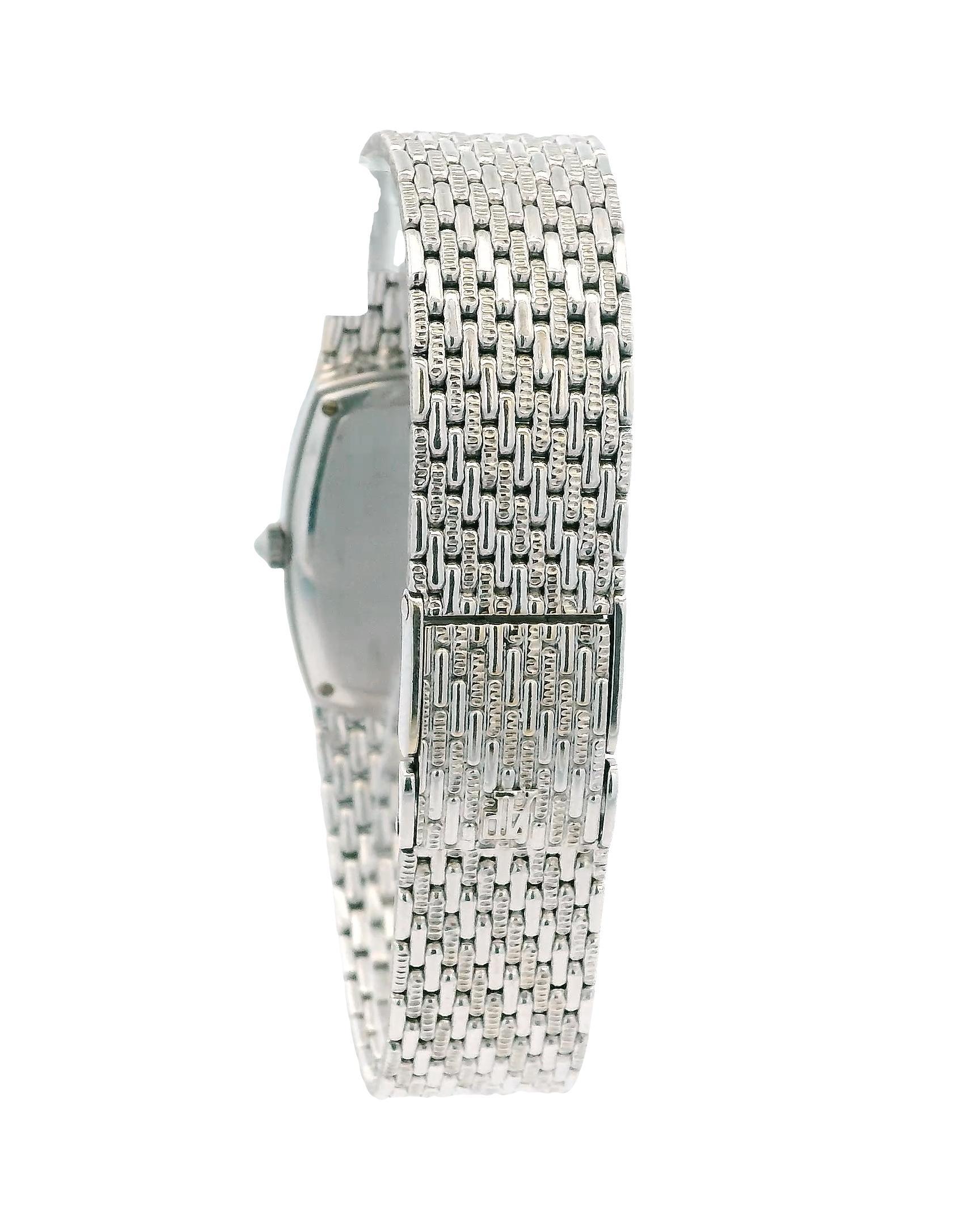 Audemars Piguet 4126 Diamond Black Dial 18K White Gold Watch For Sale 2