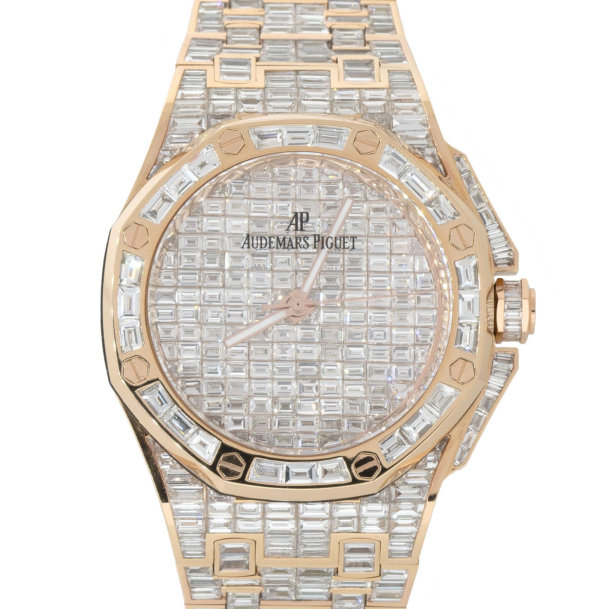 Audemars Piguet Montre tout en diamants 18 carats en stock En vente sur  1stDibs