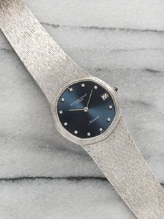 Audemars Piguet 5388 18k White Gold Automatic Blue sunburst Dial 31mm