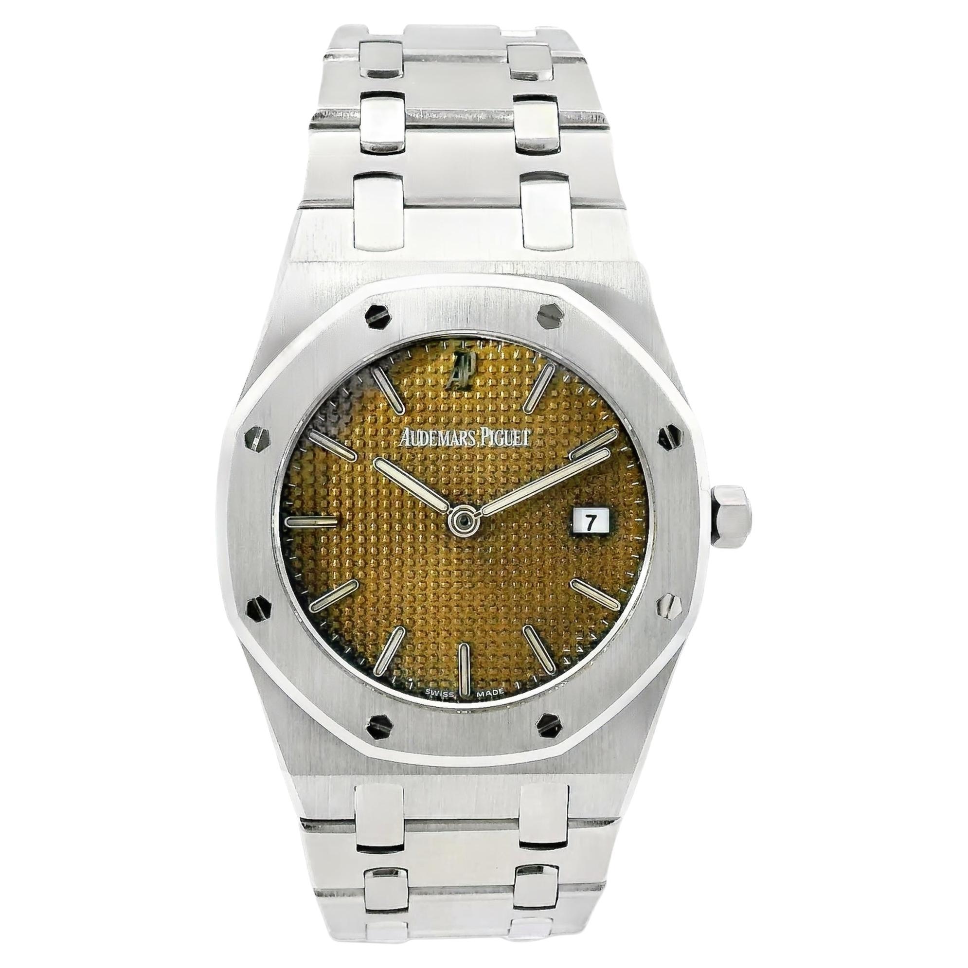 Audemars Piguet 56175ST "Tropical" Royal Oak Edelstahl 33mm Uhr