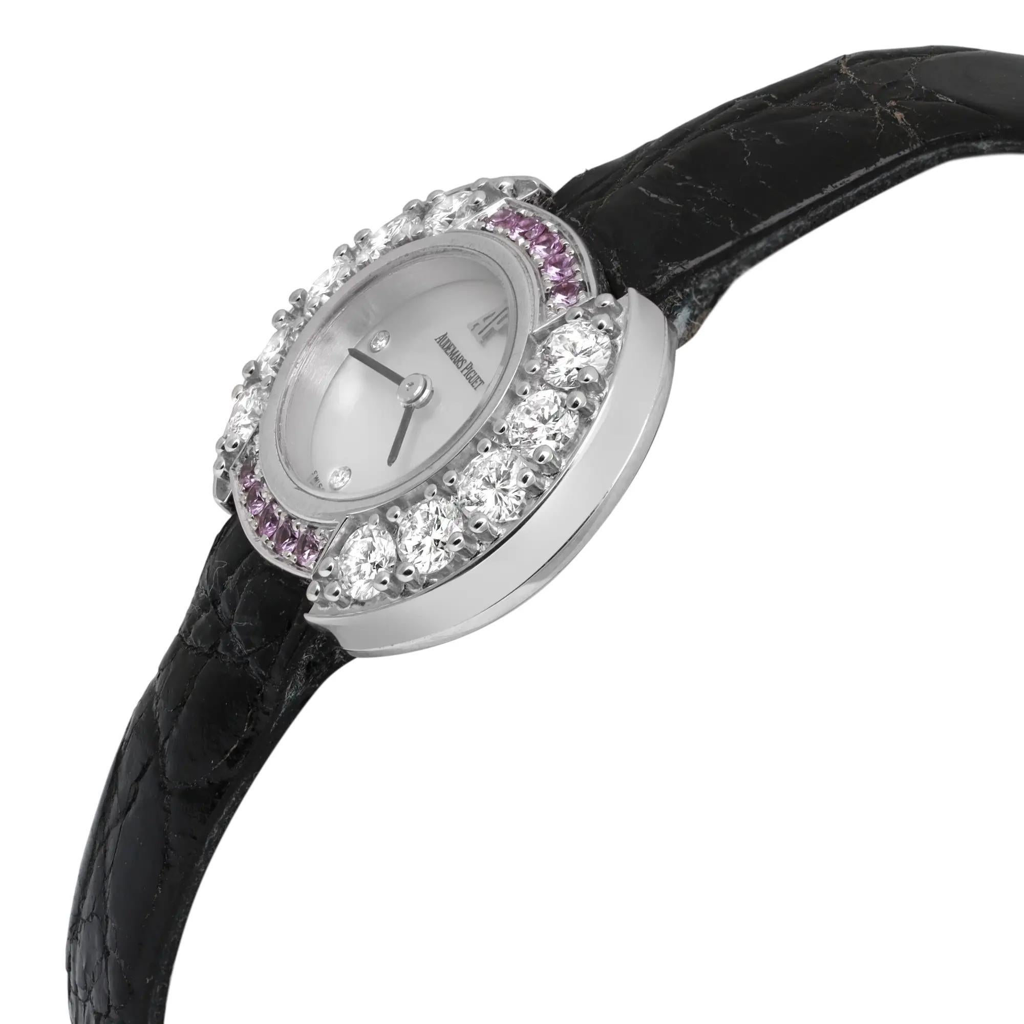 Montre Audemars Piguet 67366BC.Y.0065RA.01 Or blanc 18k Diamant Rose MOP Dial Pour femmes en vente