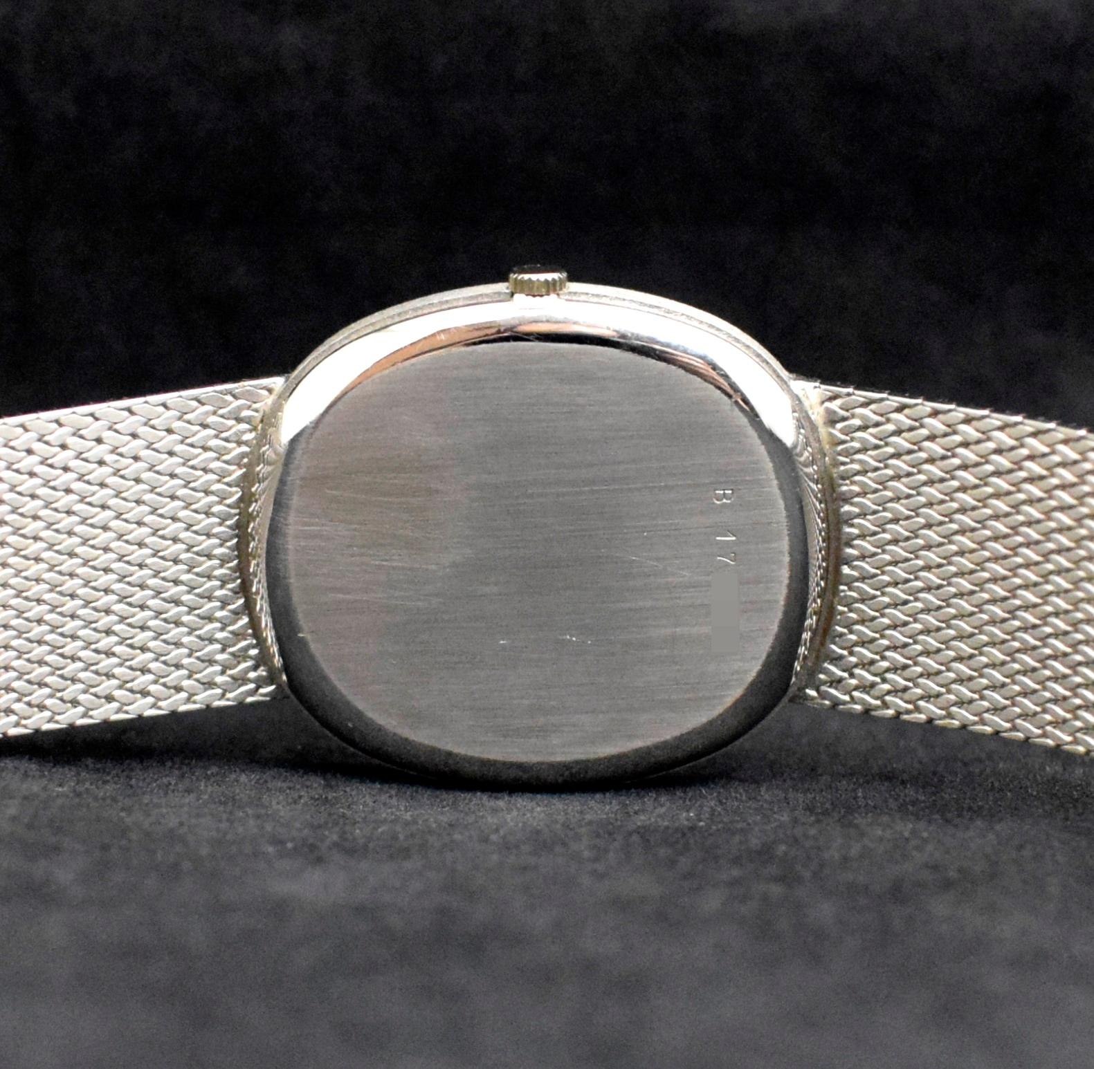 Audemars Piguet AP 18K White Gold Lapis Dial Diamond Bezel Automatic 4
