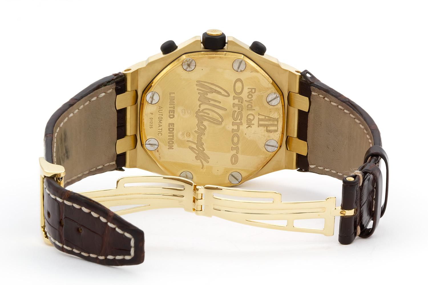 Audemars Piguet Arnold Schwarzenegger LE Royal Oak Offshore 18k Gold 26007ba In Excellent Condition For Sale In Tustin, CA