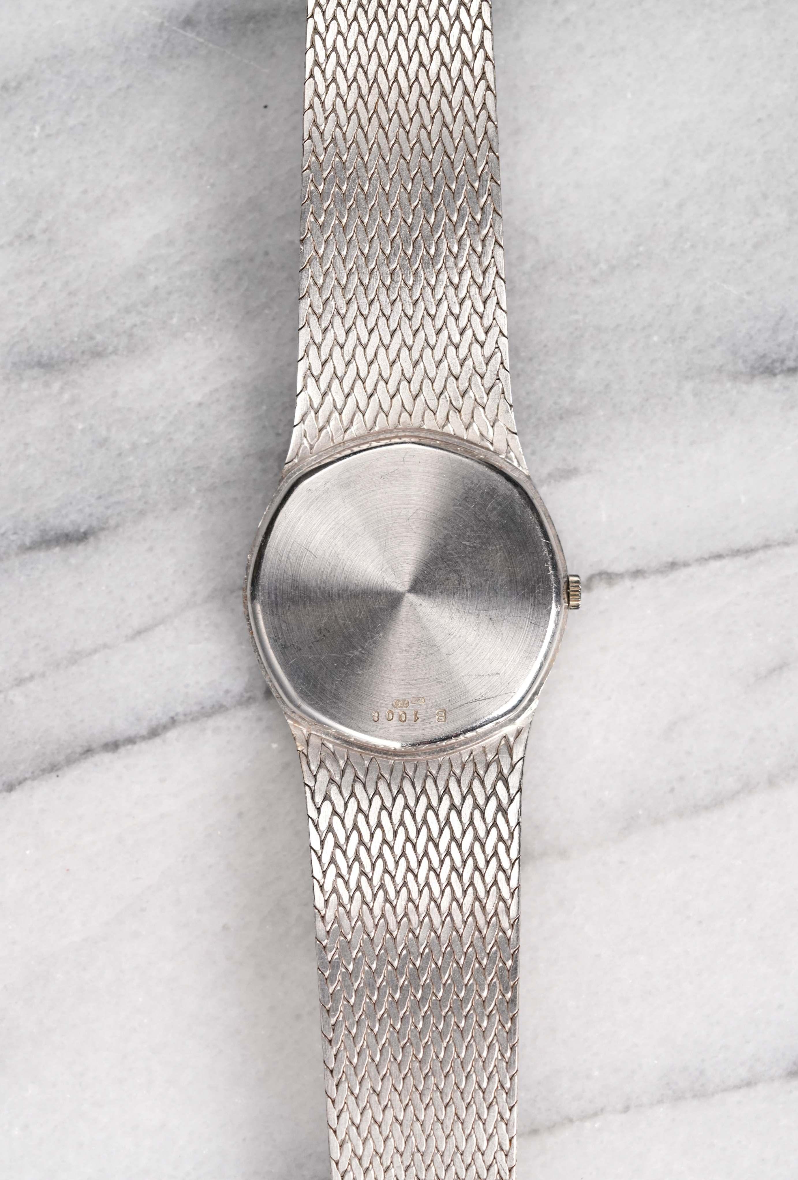 Audemars Piguet Automatikuhr in 18K Weißgold, 1980er Jahre im Zustand „Gut“ im Angebot in New York, NY