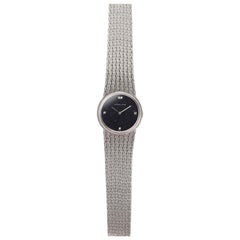 Montre Audemars Piguet Aventurine en or blanc 18 carats, 1975-1990