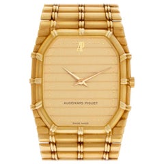 Vintage Audemars Piguet Bamboo 56205 18 Karat Quartz Watch