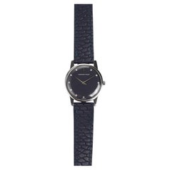 Audemars Piguet Uhr mit blauem Diamant-Zifferblatt aus Edelstahl, 1970er Jahre