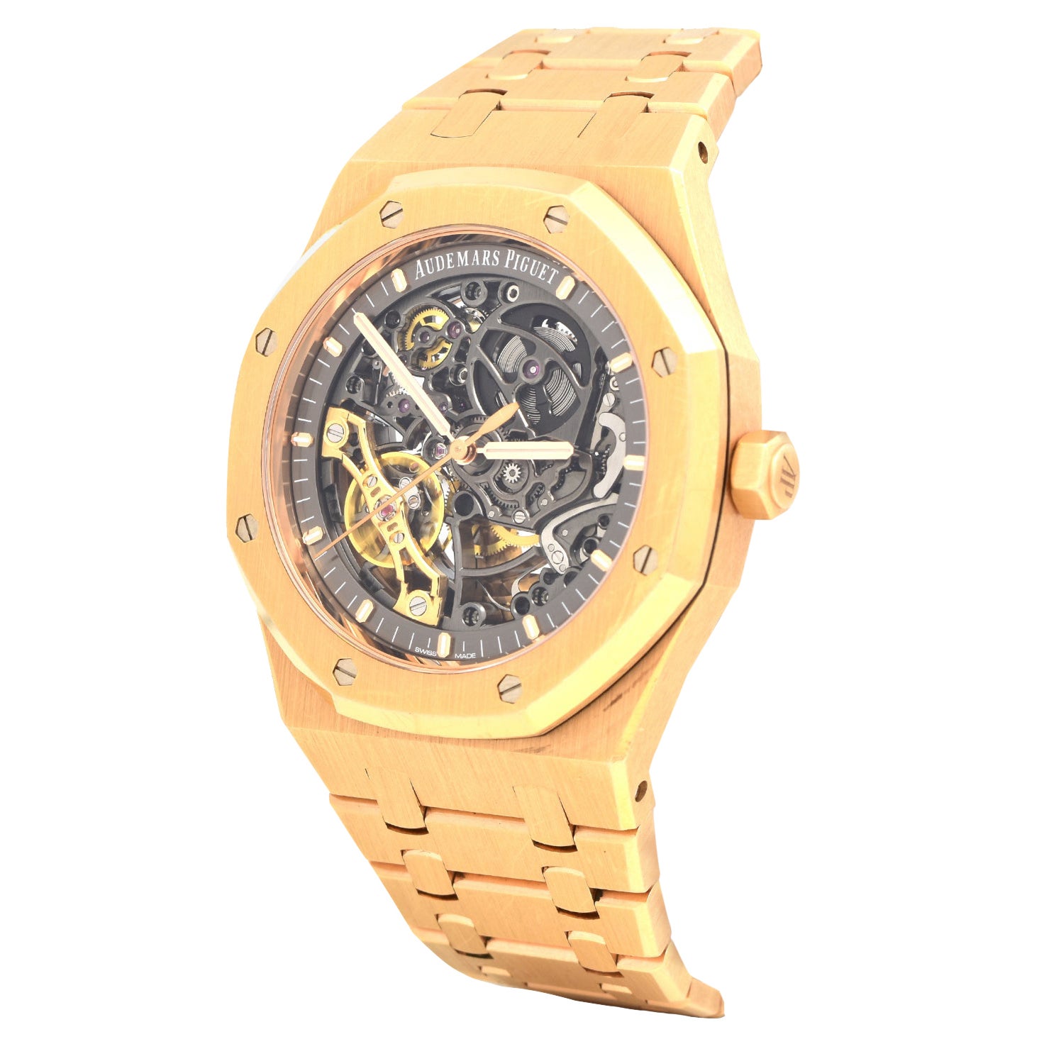 Audemars Piguet Box & Papiere Royal Oak 41 Skeleton in Rose Gold