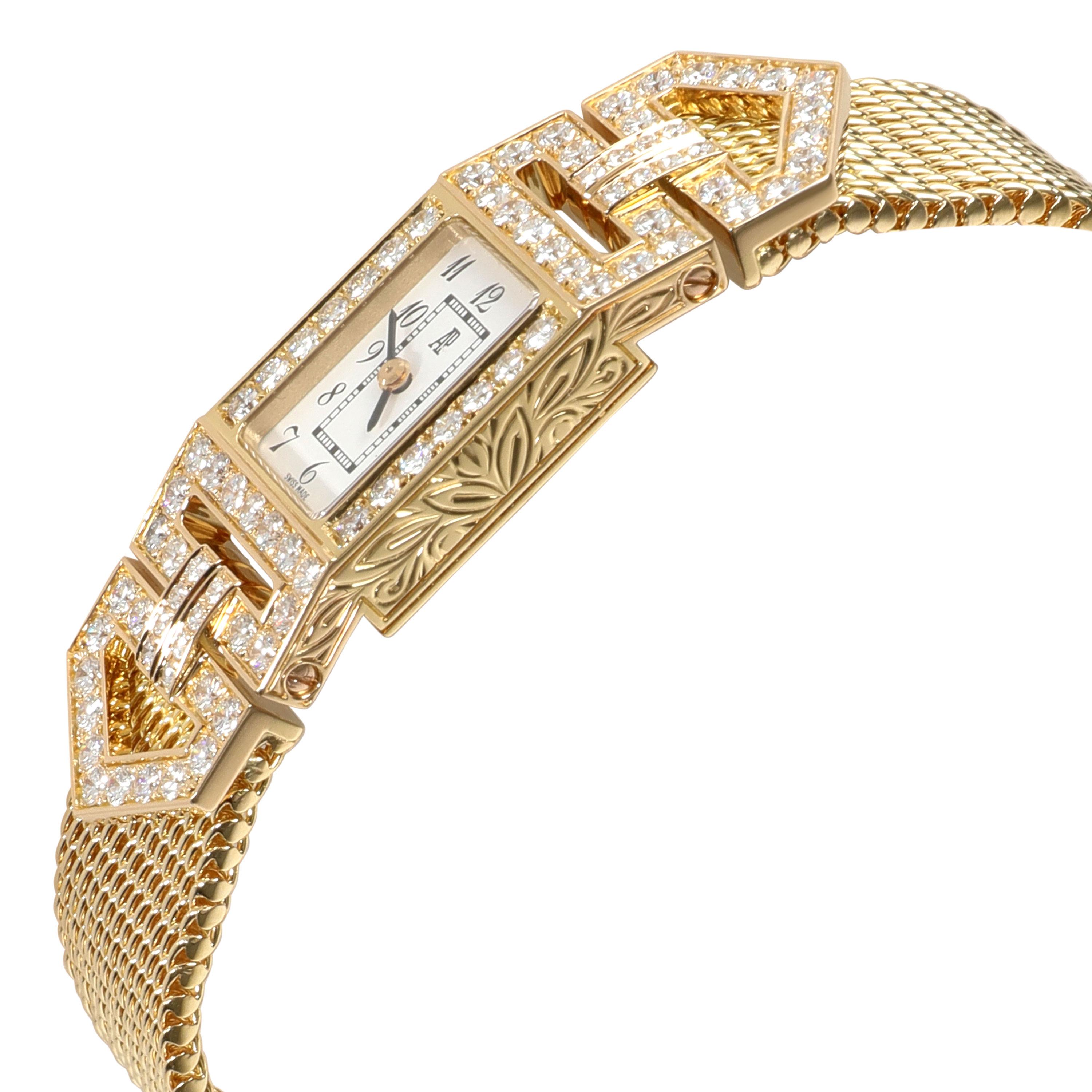 Audemars Piguet Charleston 67025BA Women's Watch in 18 Karat Yellow Gold In Excellent Condition In New York, NY