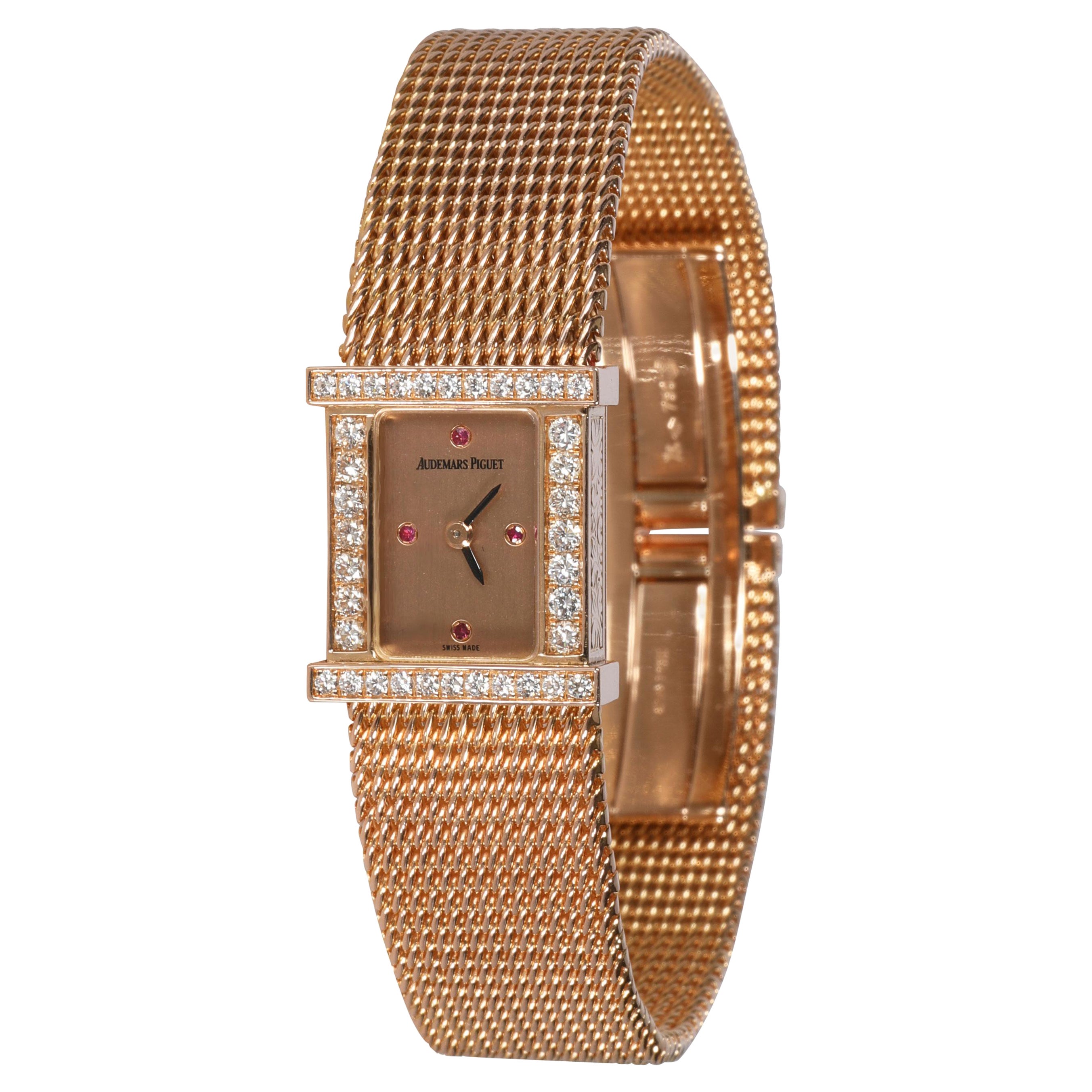 Audemars Piguet Charleston Charleston Women
s Watch in 18kt Rose Gold