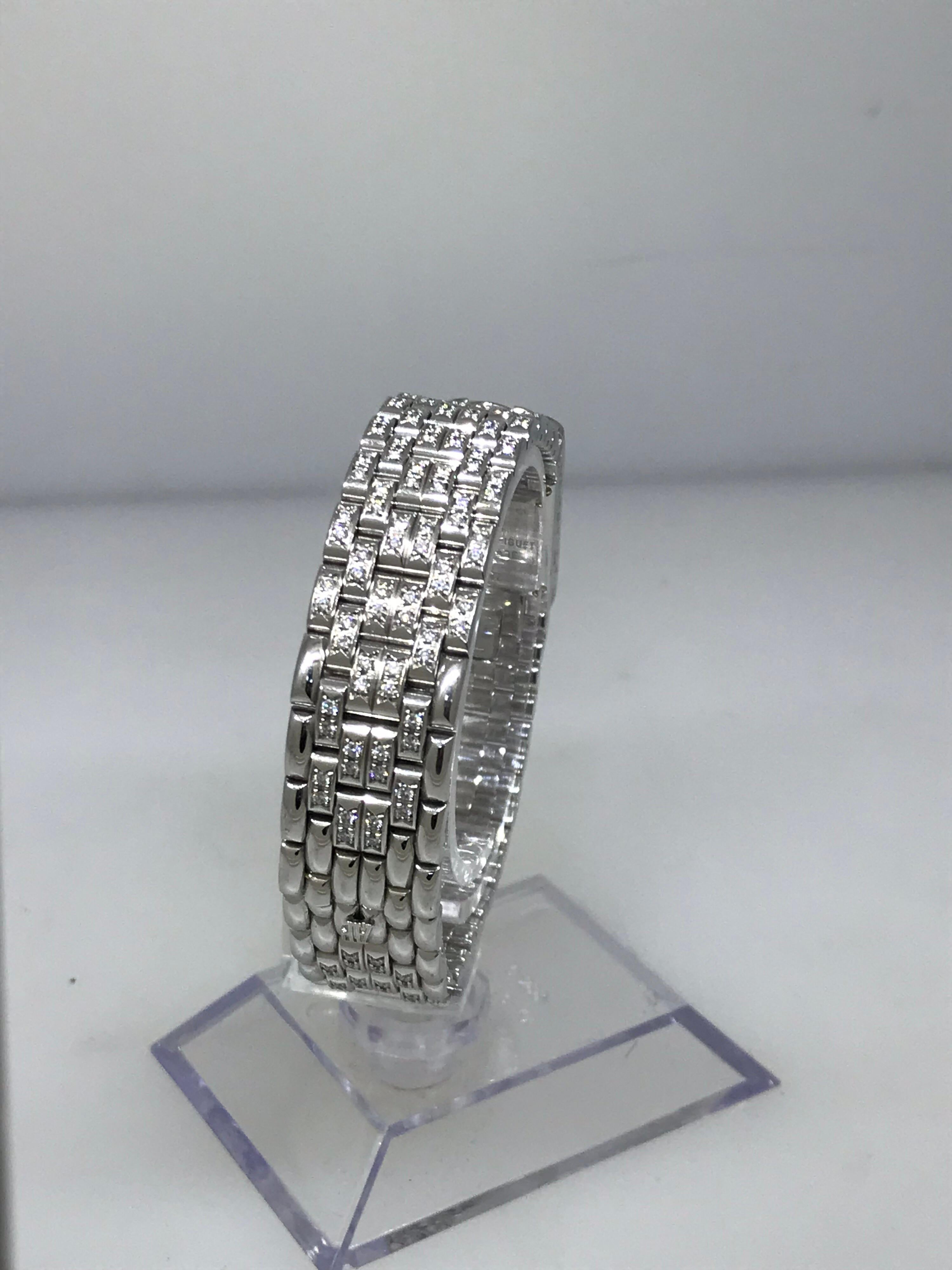 Women's Audemars Piguet Charleston White Gold Diamond Bracelet Ladies Watch 67029BC New For Sale